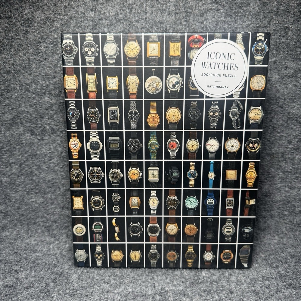 Iconic Watches by Matt Hranek Artisan Puzzle 500-Piece Puzzle NEW SEALED